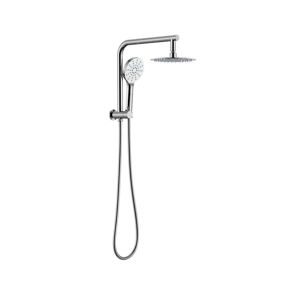 Orbit Rail Shower with Overhead — Chrome