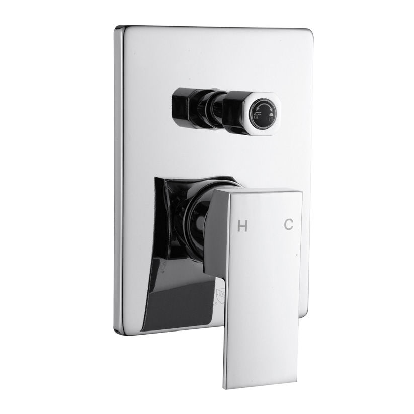Forte Shower Mixer & Diverter with Panel — Chrome