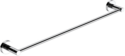 Orbit Single Towel Bar — Chrome