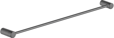 Sphere Single Towel Bar — Gunmetal