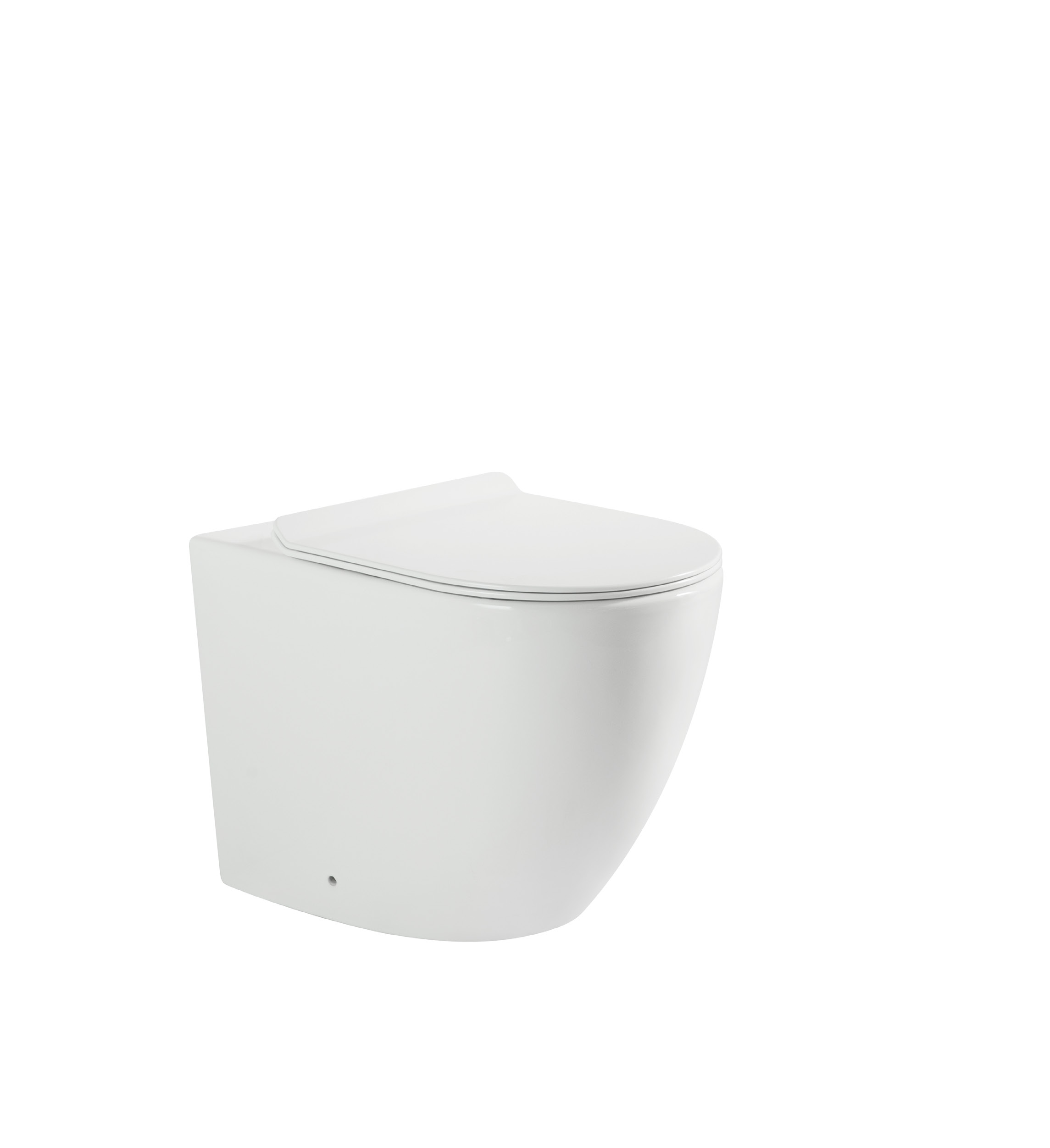 Elite Wall Faced Toilet Suite — Gloss White