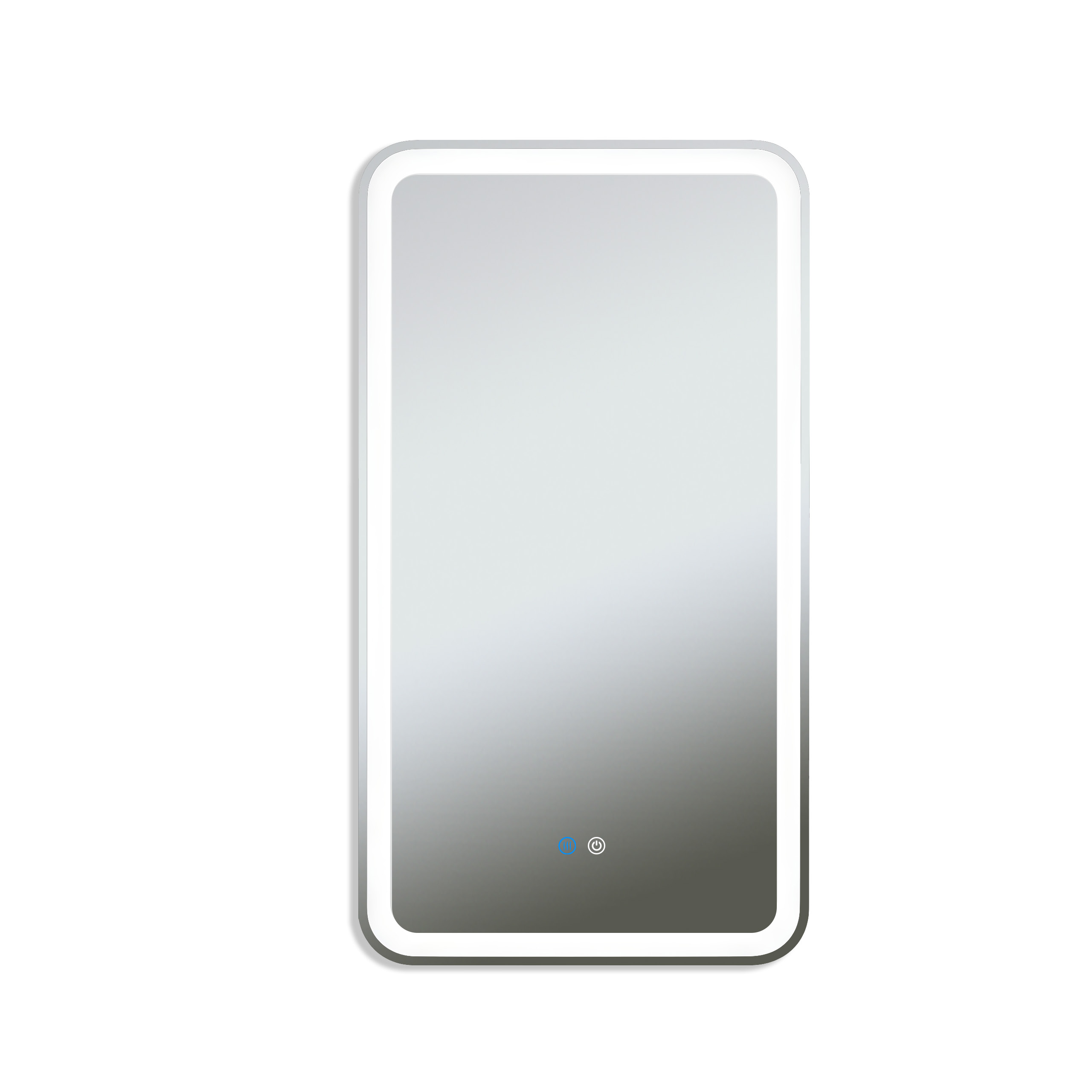 Luna Rectangular LED Cabinet — Mirror Cabinet