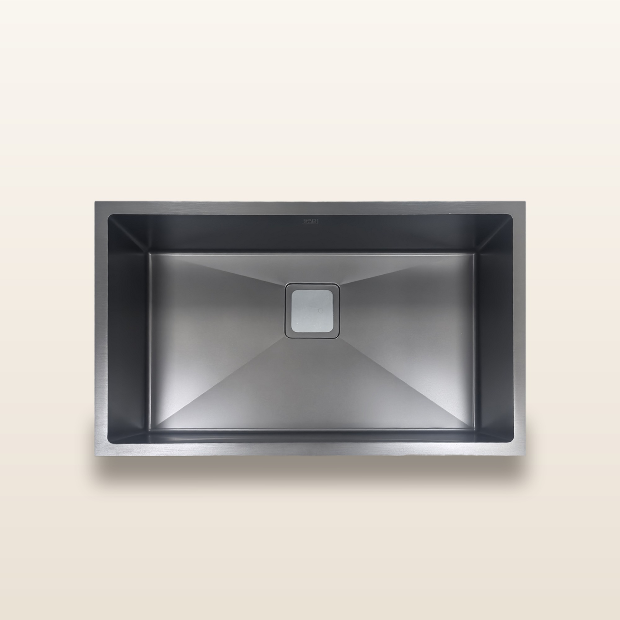 SS304 Handmade Single Bowl Sink 760mm — Matte Black