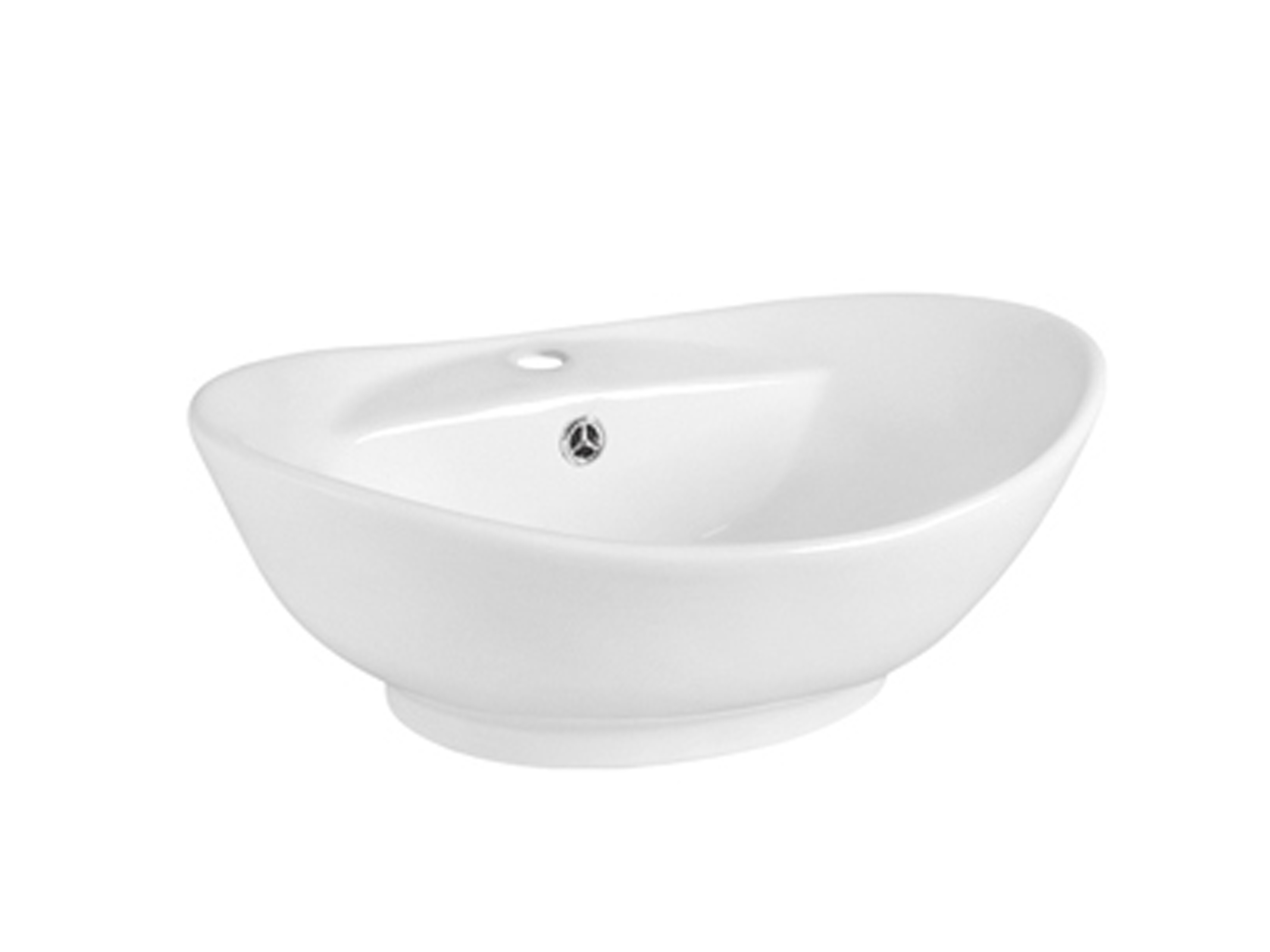 Orbit Countertop Basin — Gloss White